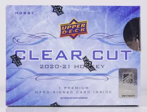 2020-21 Upper Deck Clear Cut Hockey Hobby Box