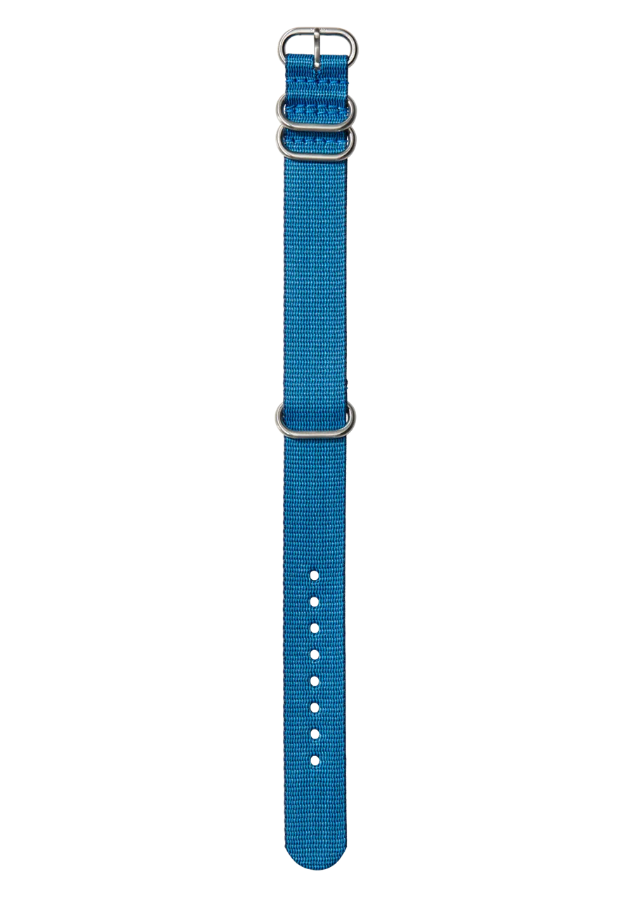 20mm Nylon #TIDE One Piece Band - Navy / Blue