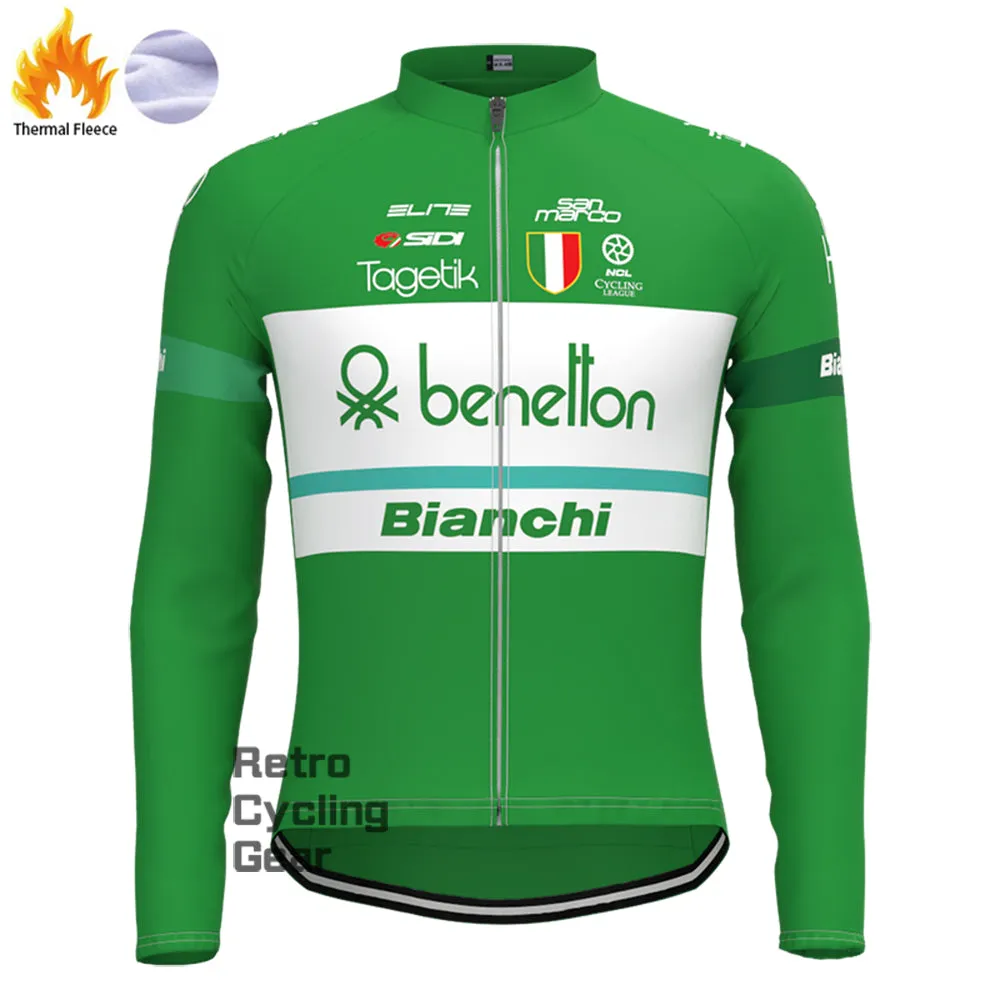 Benetton Bianchi Fleece Long Cycling Kits