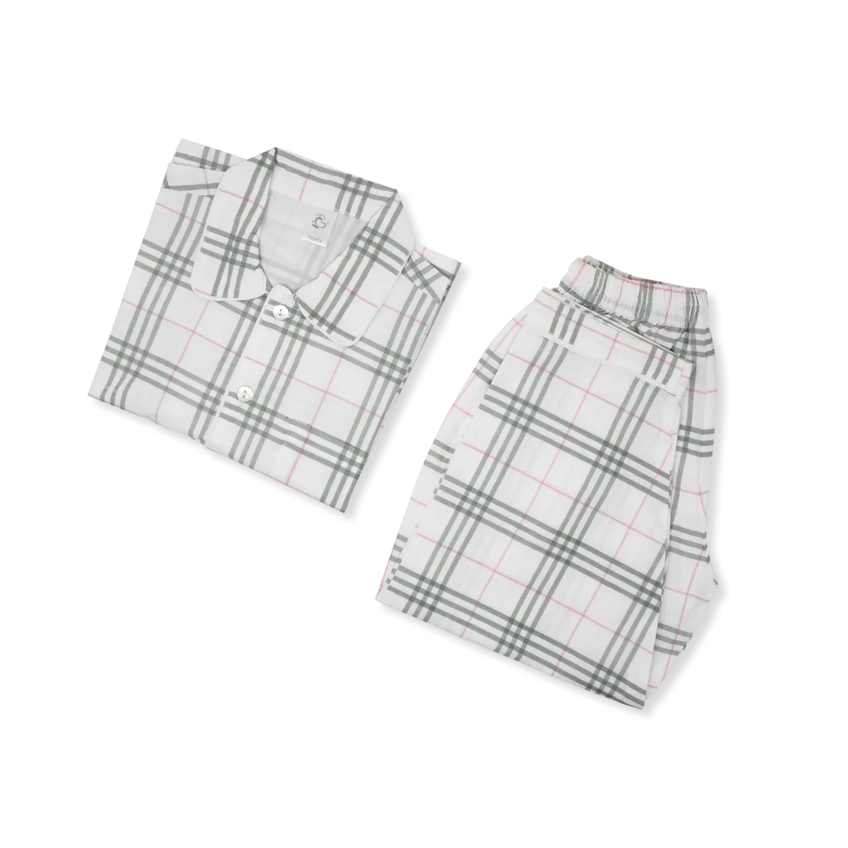 Classic Pyjamas Set - Classy Checks - Pink