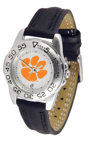 Clemson Tigers Sport Leather Ladies Watch