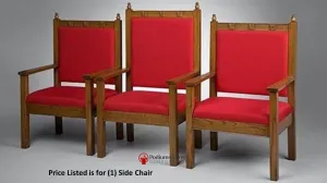 Clergy Church Chair NO 200 Series 44" Height Side Chair