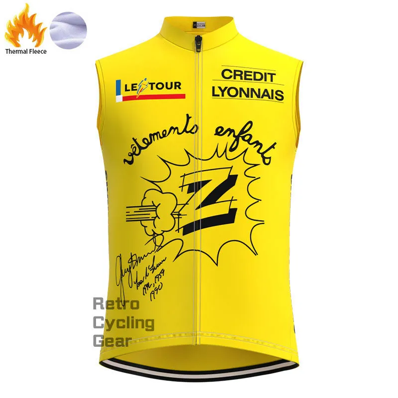 Credlt Lyonnals Fleece Retro Cycling Kits