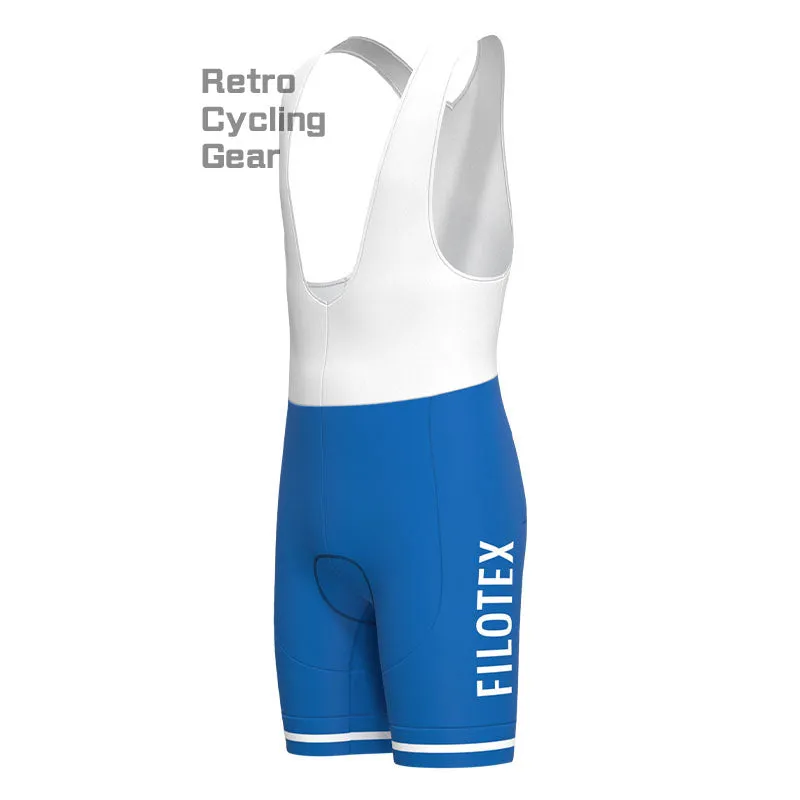 Filotex Blue Retro Long Sleeve Cycling Kit