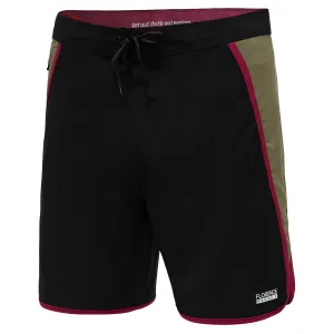 Florence Marine X Burgee Boardshort - Black/Burnt Olive