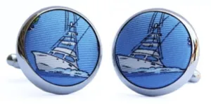 Go Fish: Cufflinks - Blue