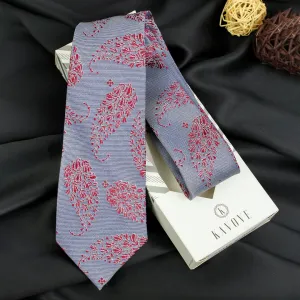 Kovove The Twining Paisley Blue Necktie For Men