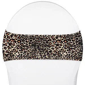 Leopard Spandex Chair Band