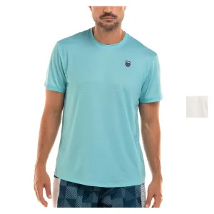 Men's Grid Short Sleeve Tennis Top