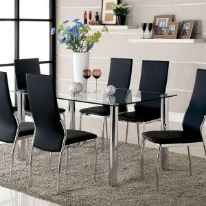 Oahu Chrome Dining Table