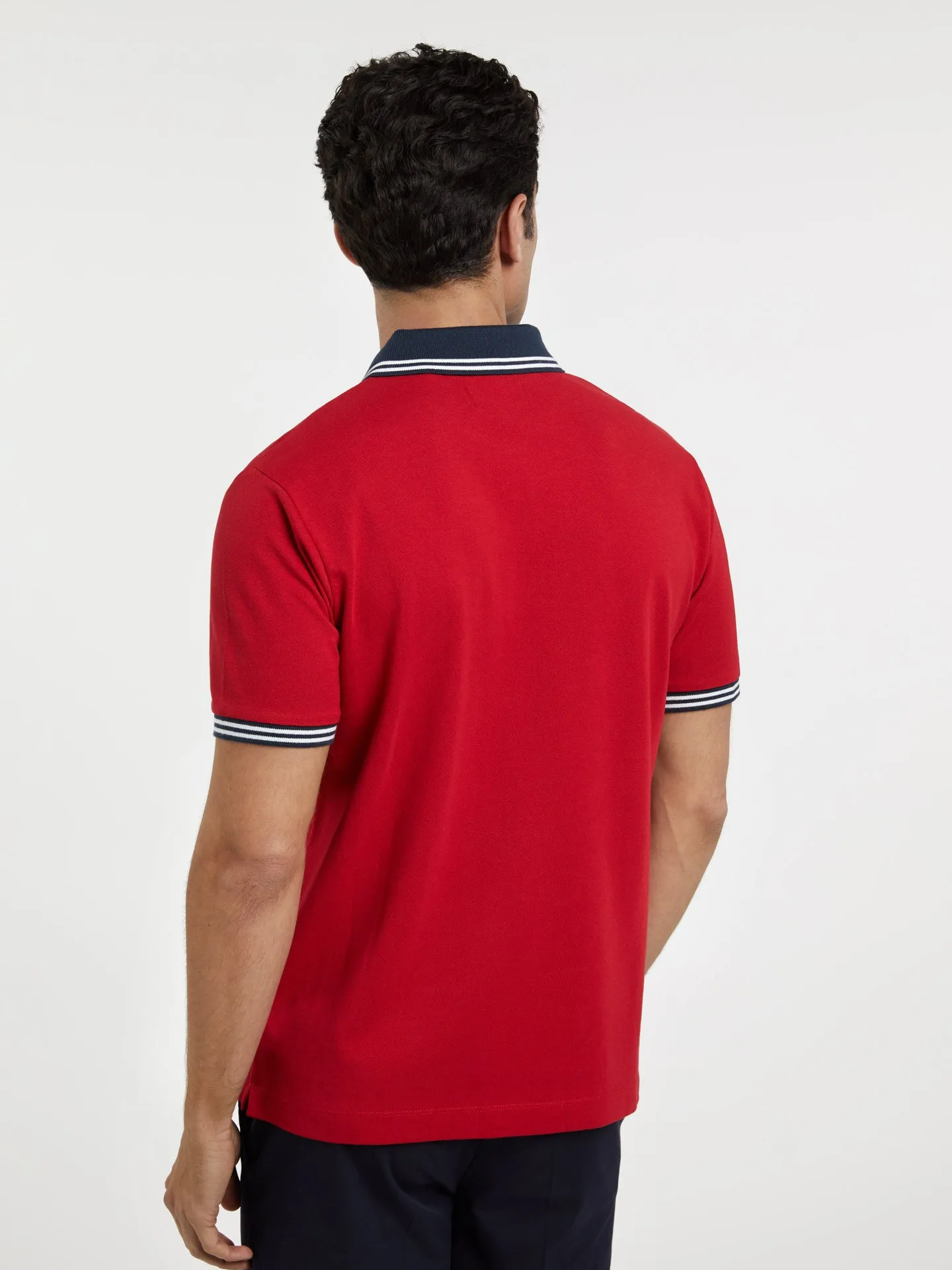 Respekt Polo Piqué Shirt With Contrast Details