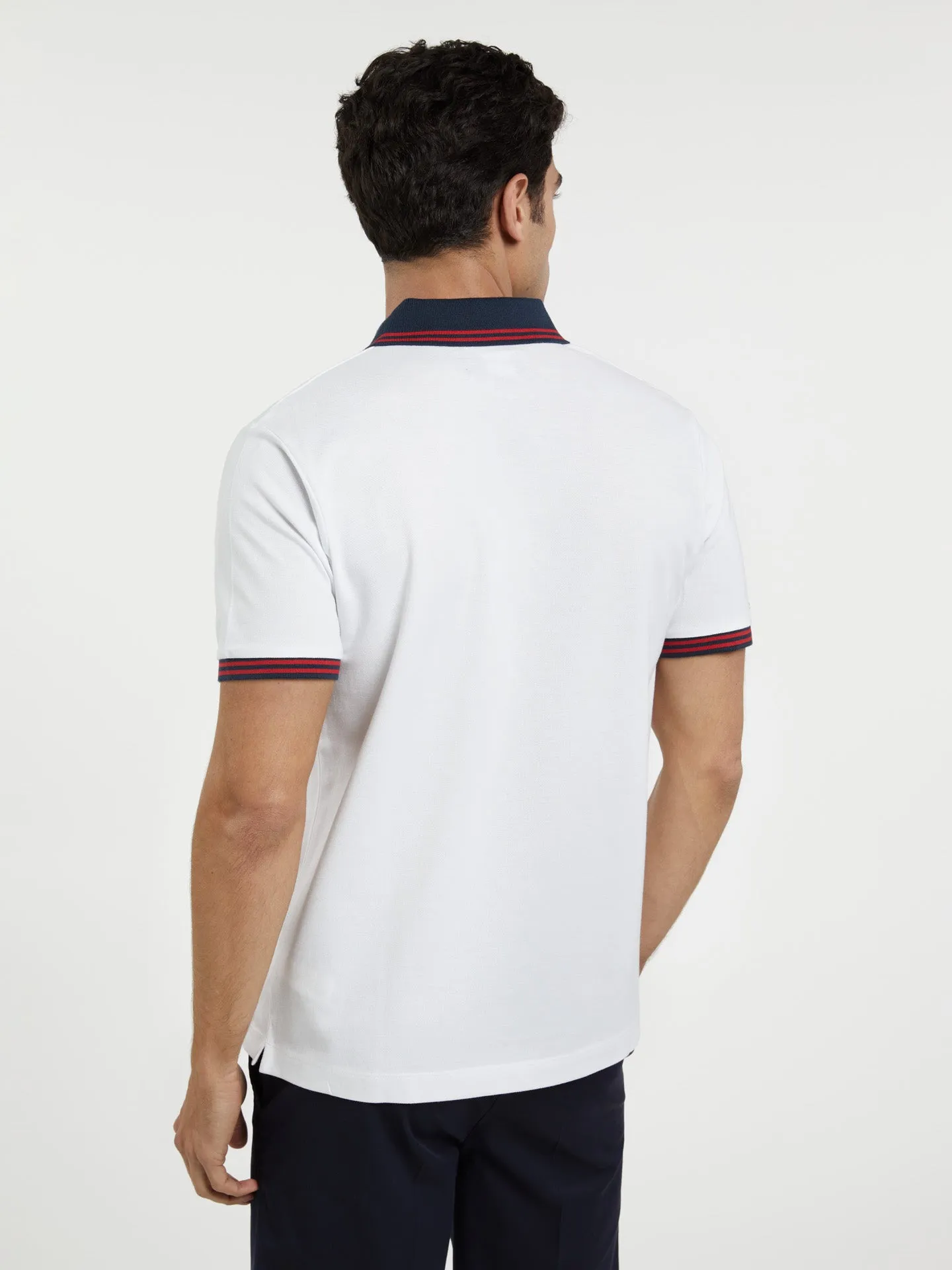 Respekt Polo Piqué Shirt With Contrast Details