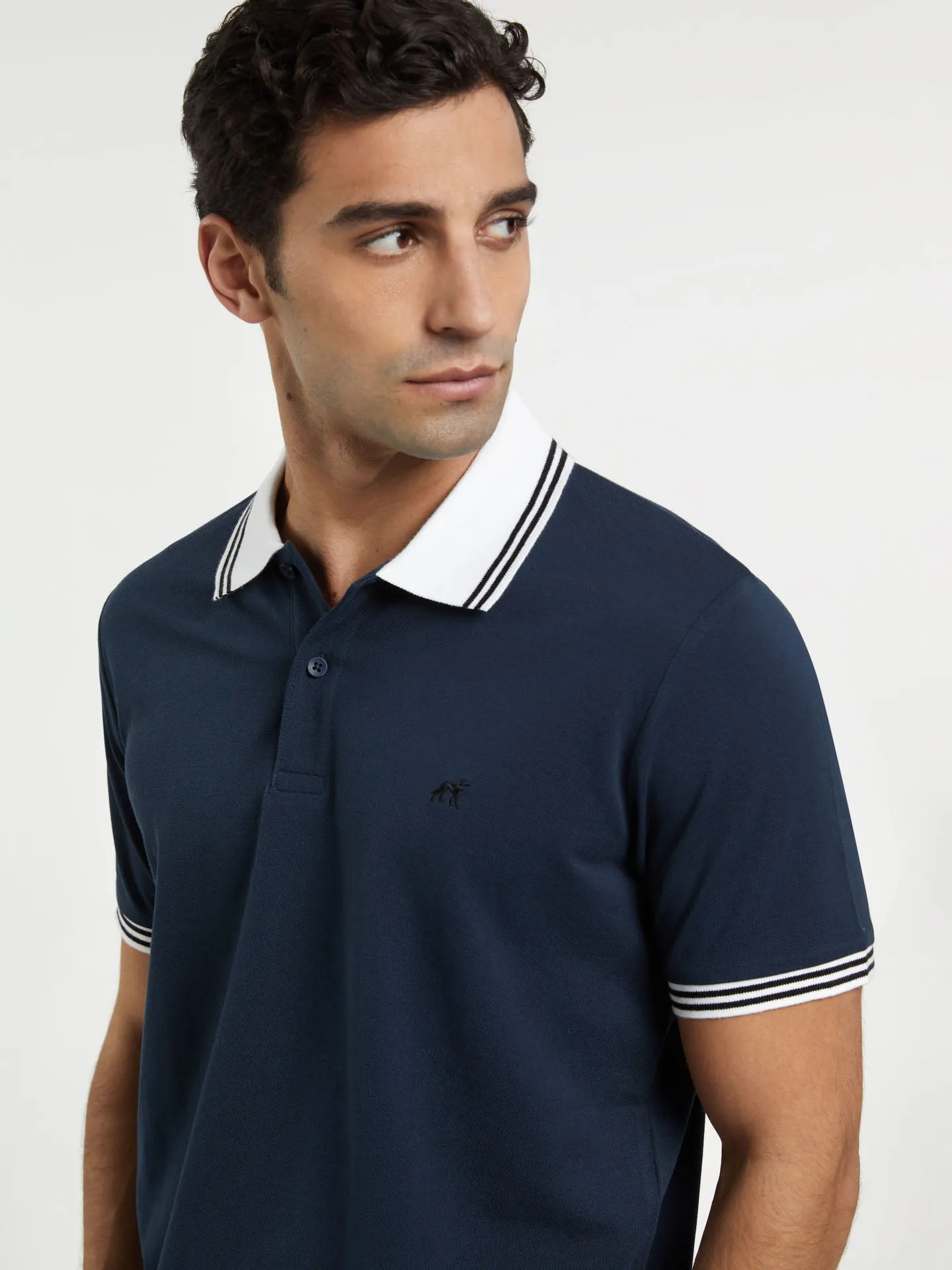 Respekt Polo Piqué Shirt With Contrast Details