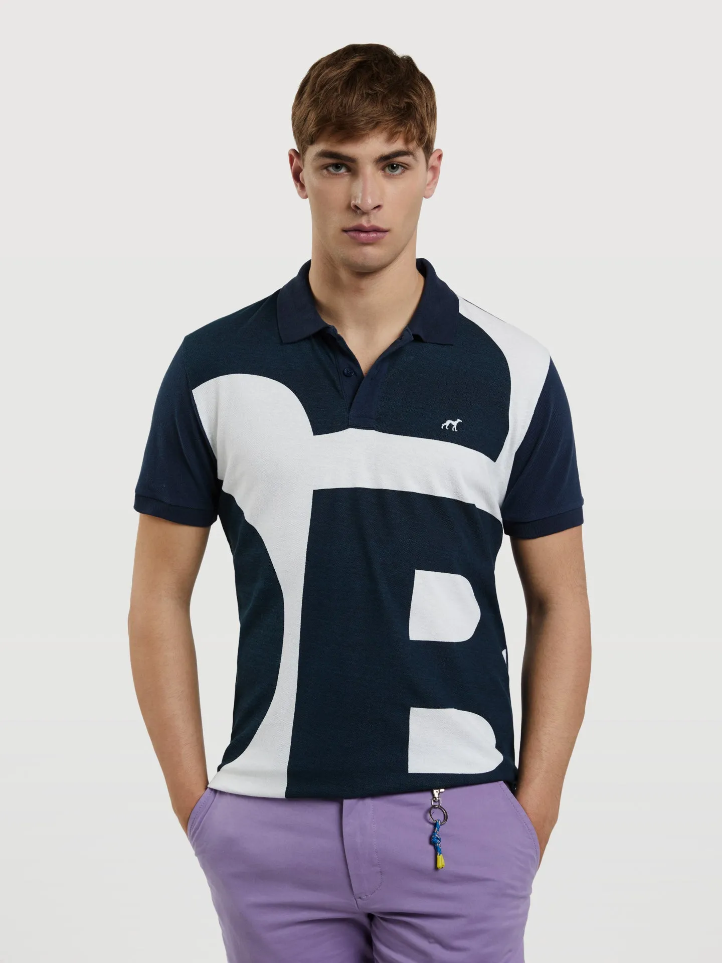 Respekt Polo piqué Shirt With 'SB' Print