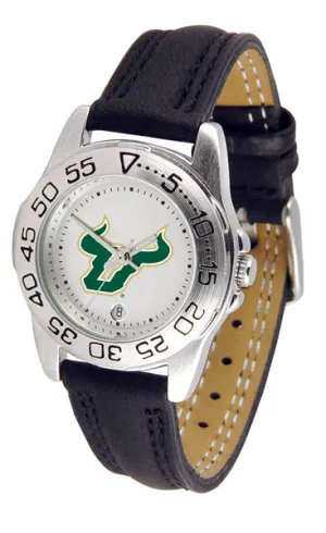 South Florida Bulls Sport Leather Ladies Watch