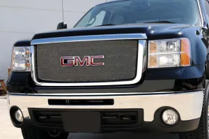 T-REX Sport Series, Overlay Grilles w/ Logo Opening - Chrome - 2007-2010 GMC 1500