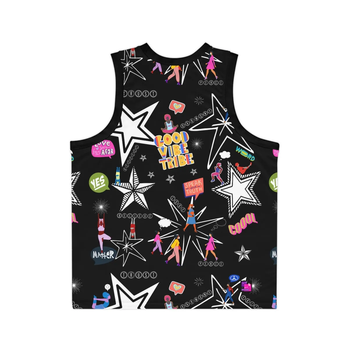 Unisex Basketball Jersey (AOP) GOOD VIBE TRIBE