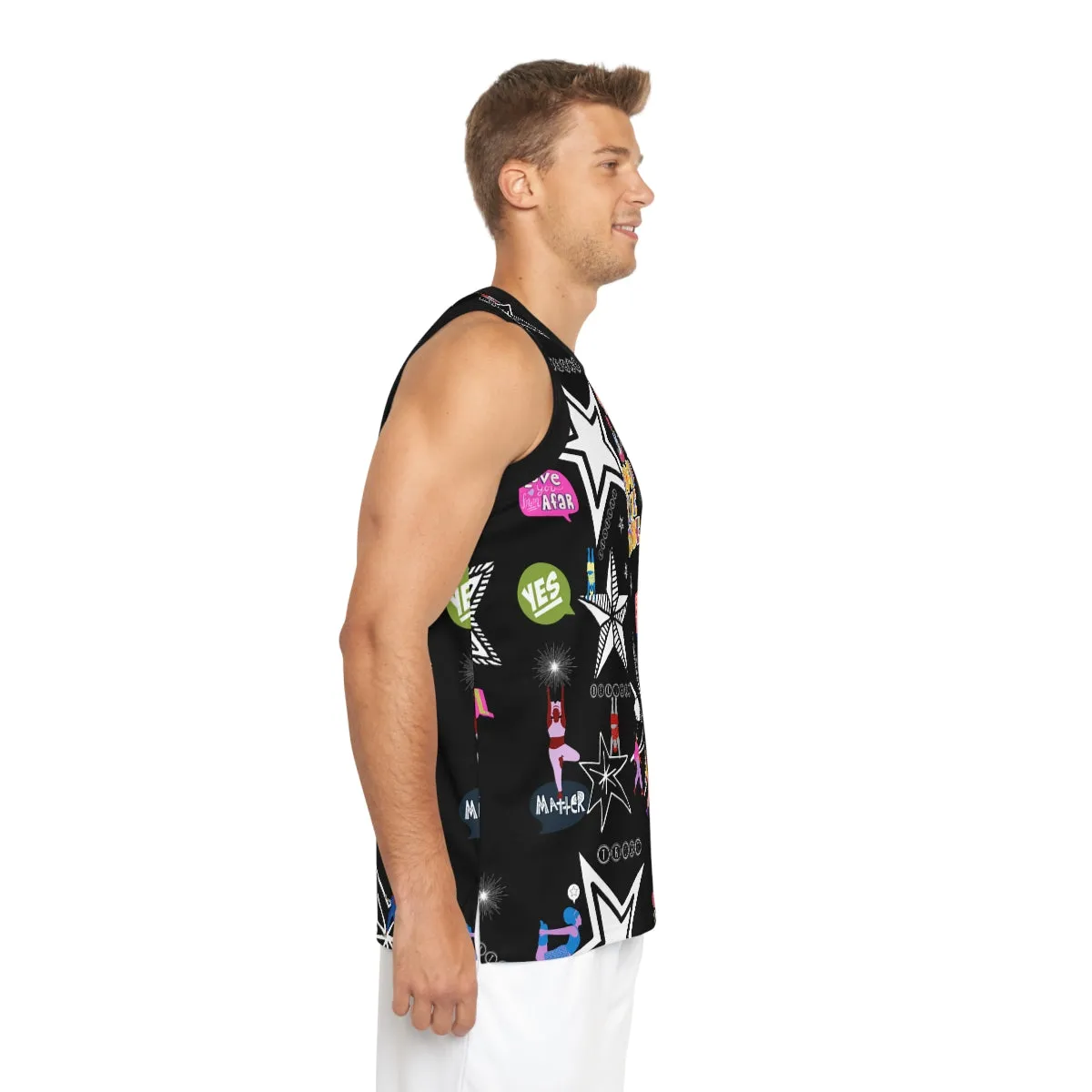 Unisex Basketball Jersey (AOP) GOOD VIBE TRIBE