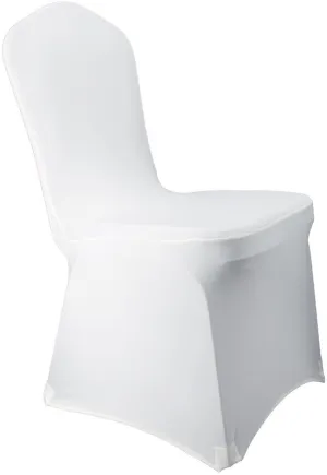 White Spandex Chair Cover